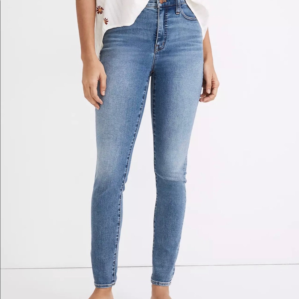 Madewell 10” High-Rise Skinny Jeans Size 25